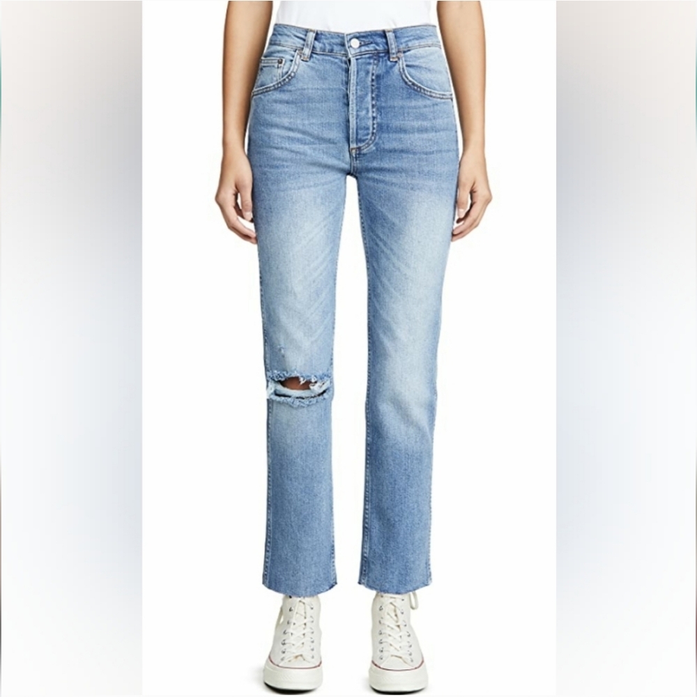 Boyish The Dempsey Jeans 28 High-Rise Comfort Stretch Straight Leg
